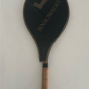 Vintage Snauwaert Graphite Dyno Tennis Racquet With Cover Made in Belgium
